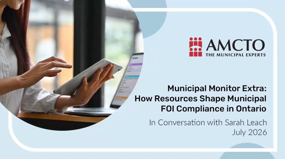 Municipal Monitor Extra 2026 Q2 - In conversation with Sarah Leach